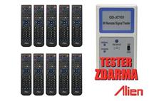  10x ovladač ALIEN 4v1 + IR TESTER ZDARMA